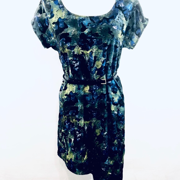 Silence + Noise Anthro Silky Asymmetrical Dress S - Picture 3 of 8